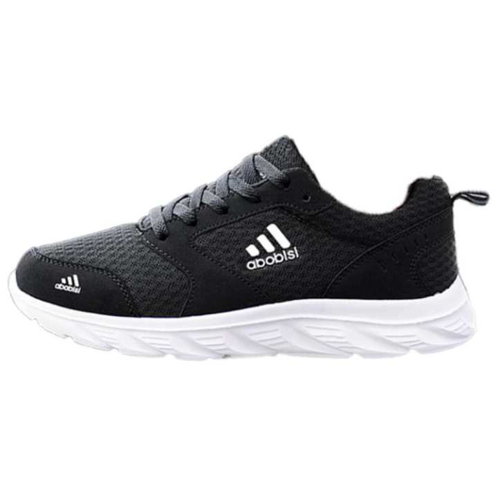 Adidas Adidas Cushioning Slip Resistant Low top Running Shoes Men's Black White