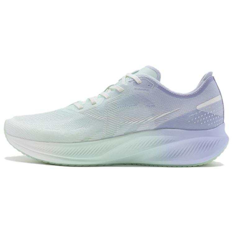XTEP Cushioning Breathable Low top Running Shoes Women's Green Purple