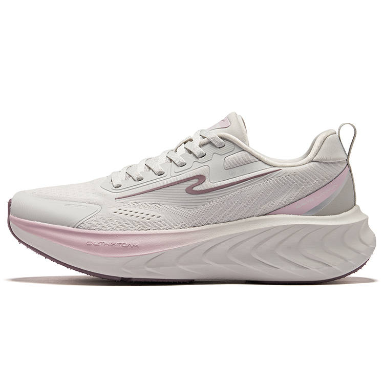 Erke Cushioning Rebound Low top Sprint Running Shoes Women's Pencil Gray