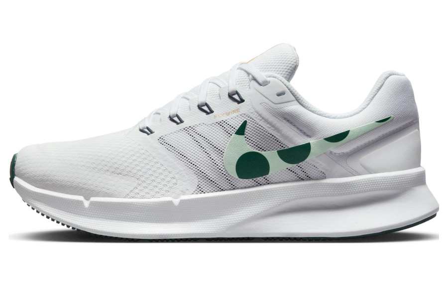 Nike Nike Run Swift 3 Low top Casual City Commuting Running Shoes Men's White Green