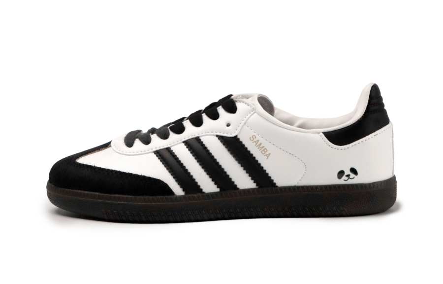 Adidas Originals SAMBA OG Samba Panda Thin Sole Slip Resistant, Abrasion Resistant, Lightweight