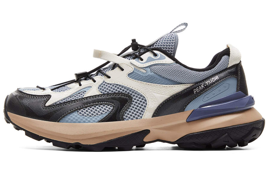 PEAK State Pole Cushioning Rebound Abrasion Resistant Breathable Slip Resistant Low top Outdoor Shoes Men's Blue