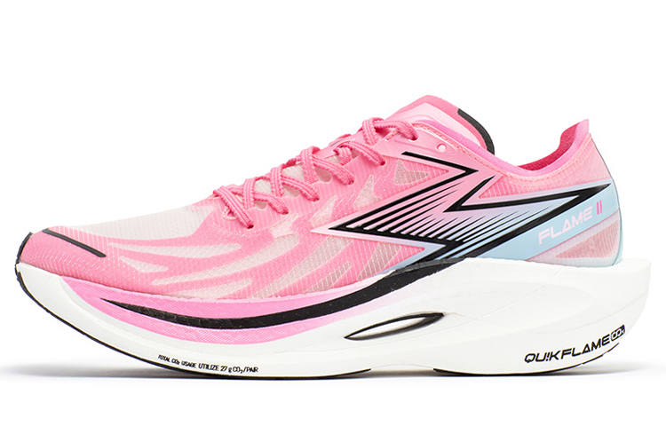 361° Feiran 2 Running Shoes Unisex Low Top Cirrus Blue Pink