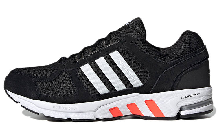 Adidas Adidas Equipment 10 Comfortable Abrasion Resistant Low top Running Shoes Women's Black White