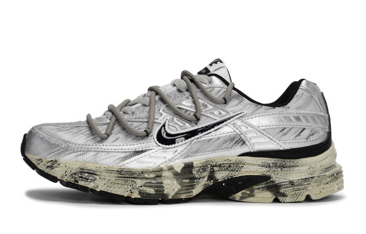 Nike Nike Initiator Abrasion Resistant Low top Running Shoes Men's Black Silver Brown