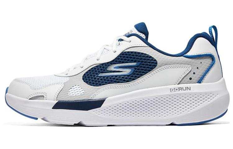Skechers GO RUN Elevate Comfortable Mesh Low top Running Shoes Men's Blue White