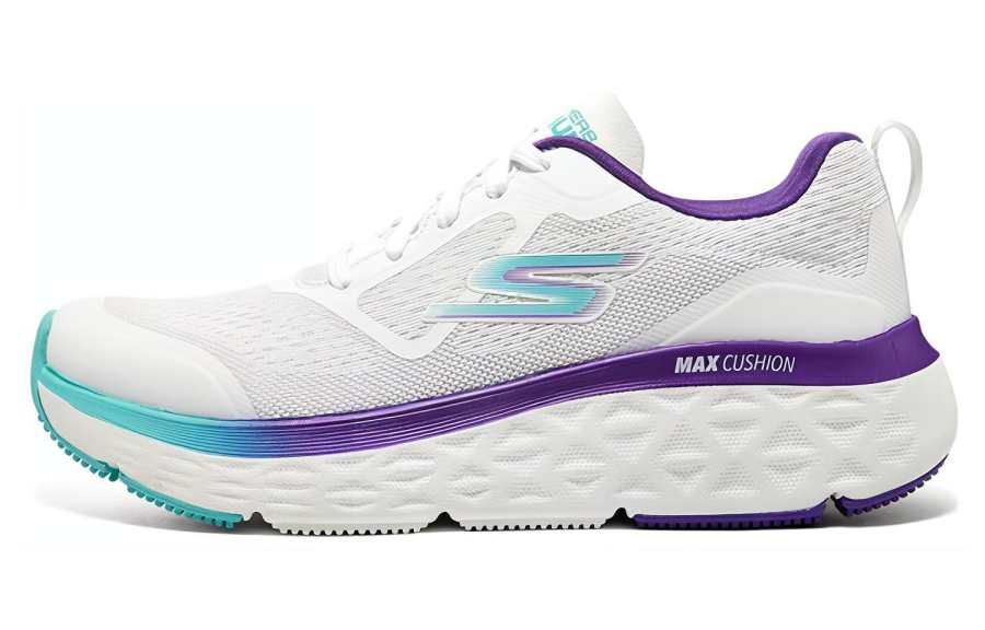 Skechers Max Cushioning Delta 'White Purple Blue' Women's