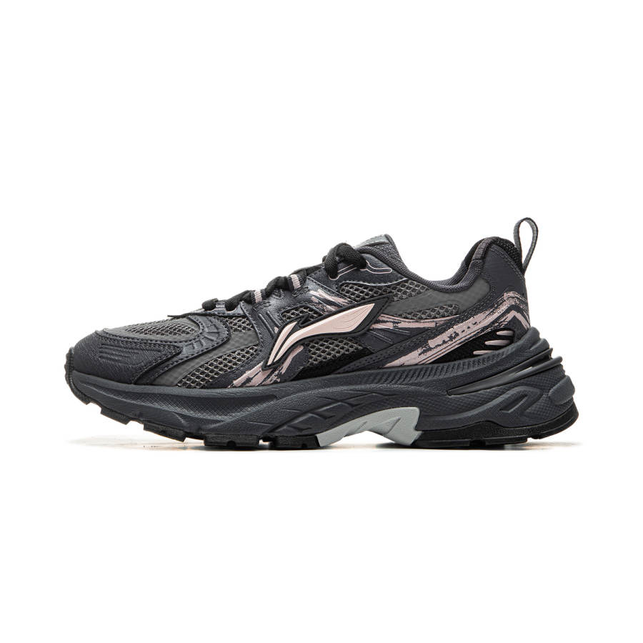 Li-Ning Li Ning Beichen 2K Slip Resistant Abrasion Resistant Low top Chunky Sneakers Women's Black