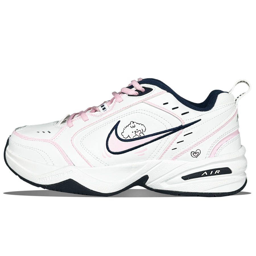 Nike Nike Air Monarch 4 Slip Resistant Low top Chunky Sneakers Unisex Pink