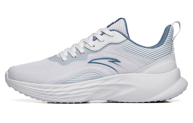 Anta Running Collection Mesh Abrasion Resistant Cushioning Low top Running Shoes Men's Gray
