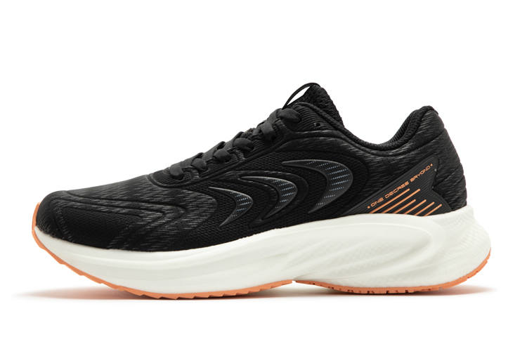 361° Cushioning Abrasion Resistant Slip Resistant Low top Running Shoes Women's Black White