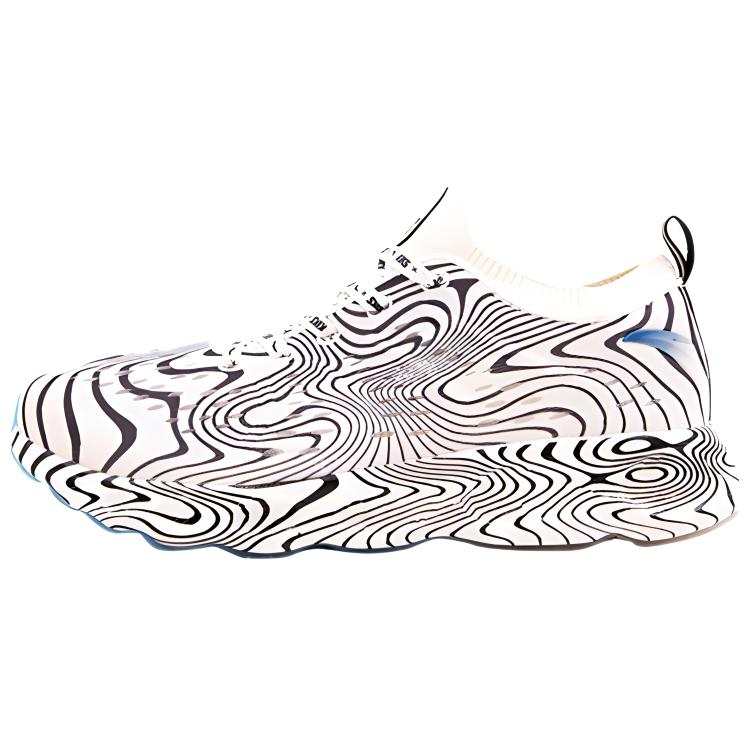 ANTA Kiks x Anta Cushioning Slip Resistant Low top Running Shoes Men's Black White