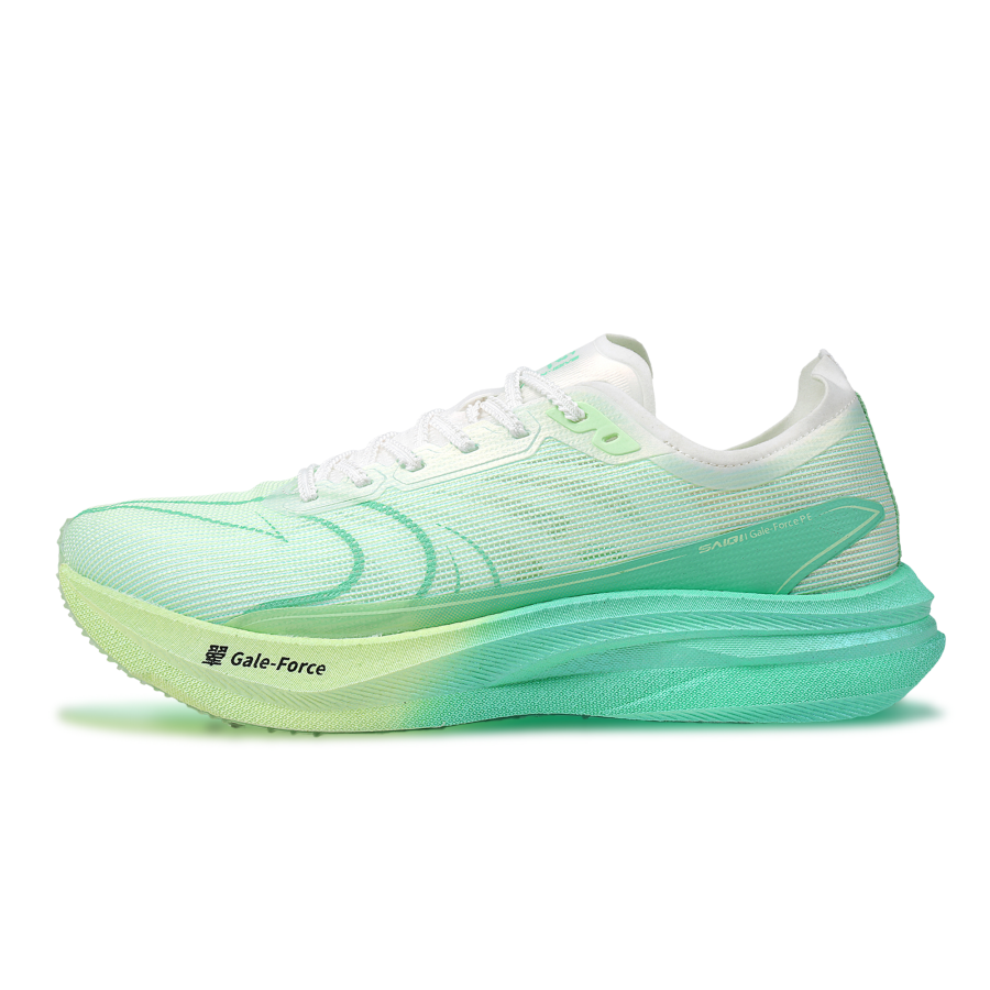 SAIQI Low top Hui Technology Running Shoes Unisex Emerald Green