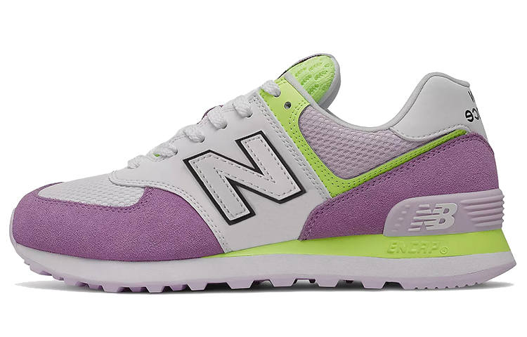 New Balance 574 Wmns New Balance 'Purple Bleached Lime Glow' Women's