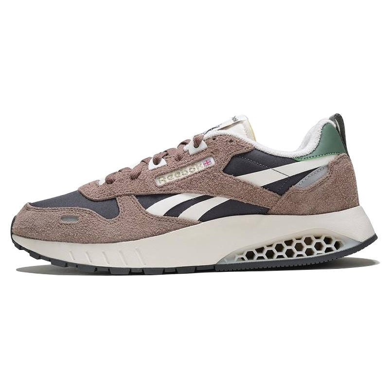Reebok Classic Leather Low top Running Shoes Unisex Brown Black