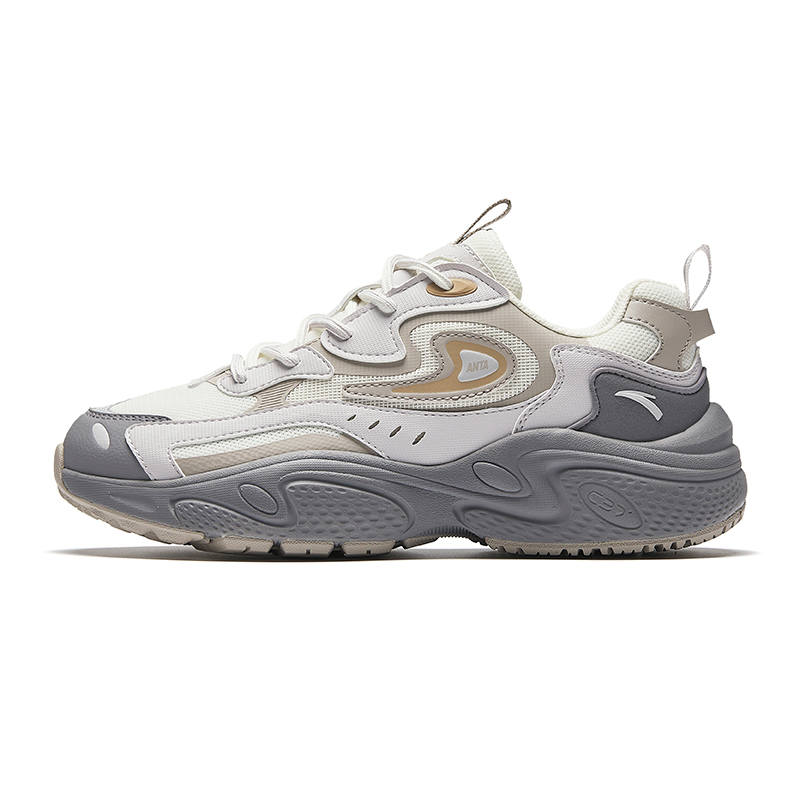 Anta Starlight 1 Textile, Synthetic Leather, TPU Lightweight Height Increasing Low top Chunky Sneakers Women's