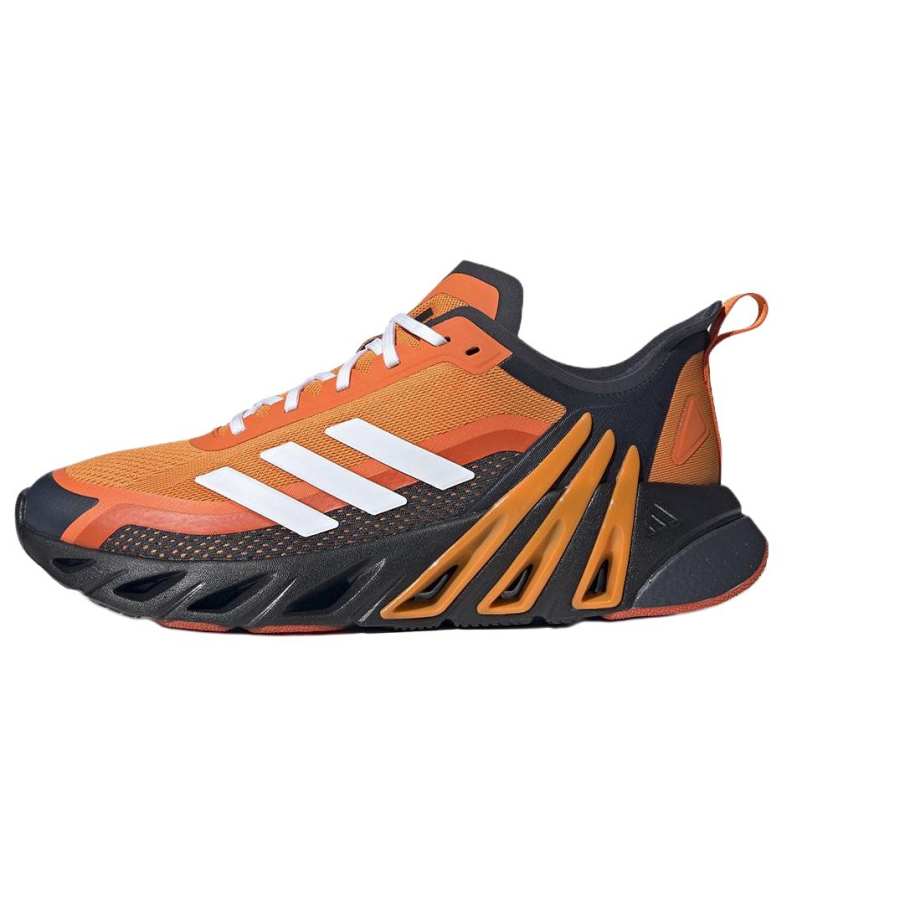 Adidas Adidas Slip Resistant Abrasion Resistant Slip Resistant Abrasion Resistant Low top Running Shoes Unisex Orange Black