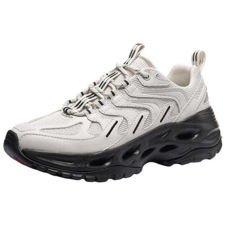TOREAD Textile, Synthetic Leather Sports Slip Resistant Abrasion Resistant Low top Outdoor Shoes Women's Gray Black