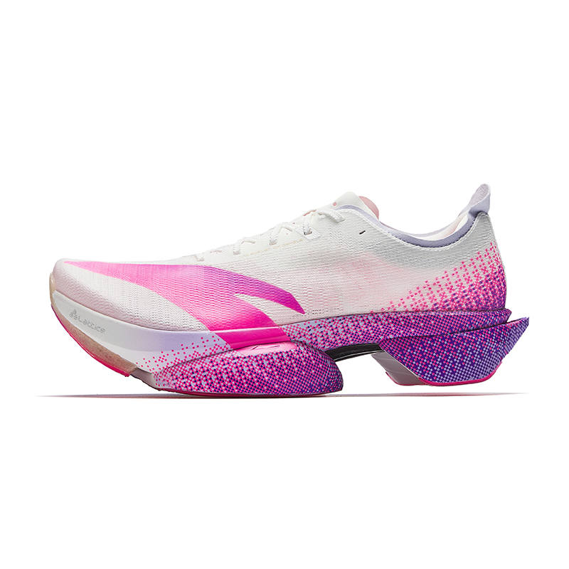 Anta C10 PRO 2 Fabric Low top Nitrogen Technology Marathon Running Shoes Women's White Purple