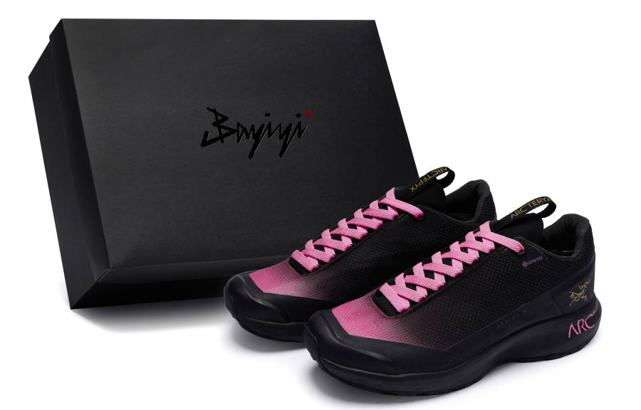 Arcteryx Arc'teryx AERIOS GTX 811 Manufacturing, Evening Breeze Rose Red, Special Shoe Box