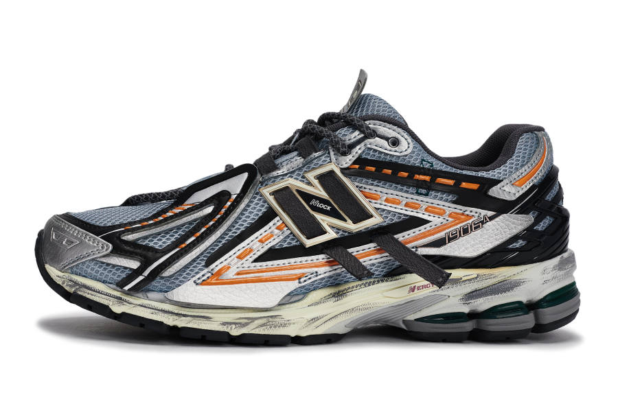New Balance New Balance 1906 Abrasion Resistant Low top Running Shoes Men's Black Gray Orange