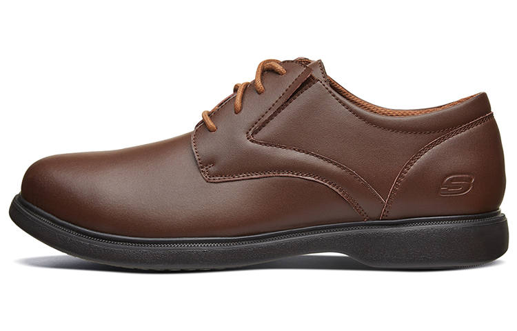 Skechers Relaxed Fit Leather Men's Casual Shoes Men's Brandy