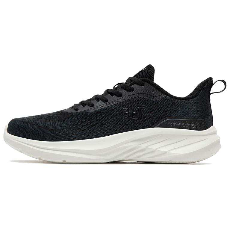 361° Abrasion Resistant Breathable Abrasion Resistant Breathable Low top Running Shoes Men's Black