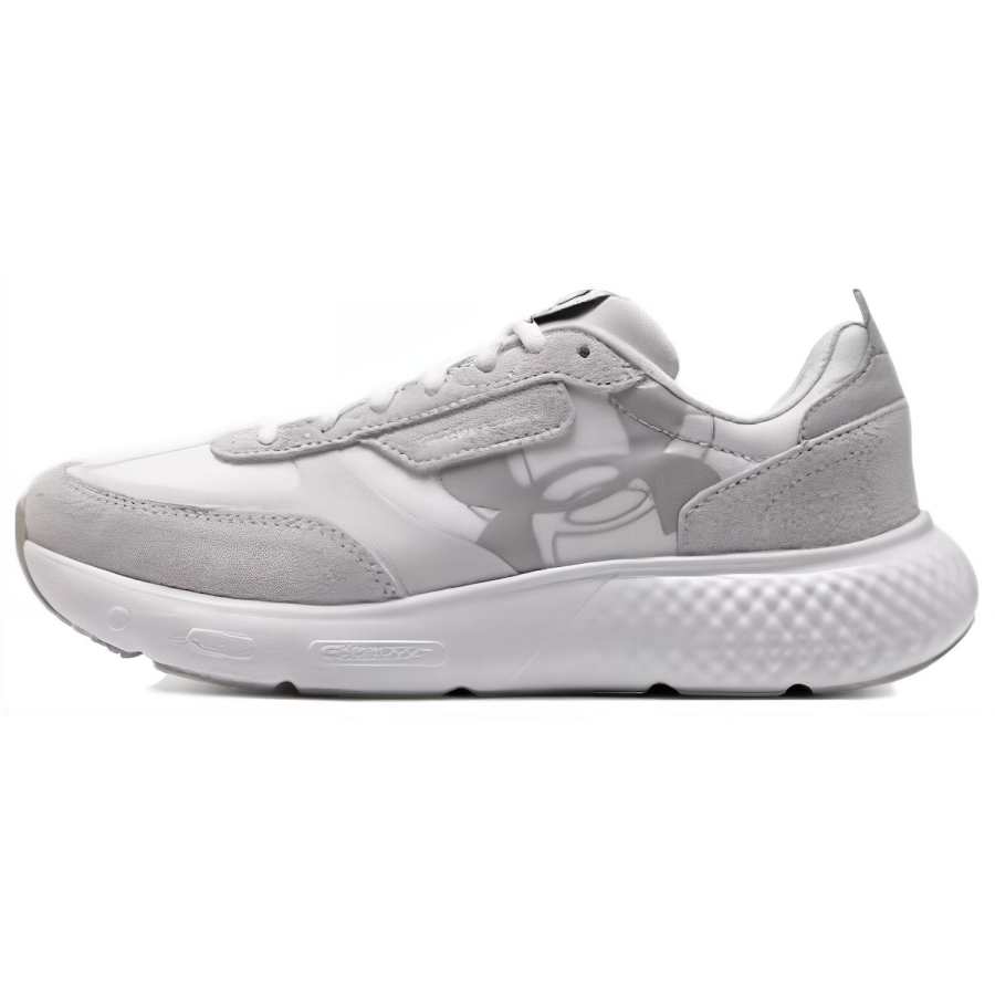 Under Armour Textile, Leather Cushioning, Wear Resistant Low top Running Shoes Women's Gray