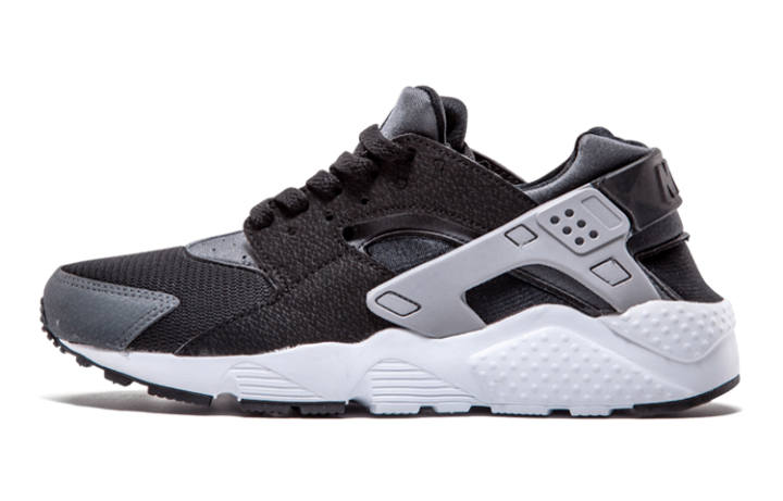 Nike Nike Huarache Run 'Black Wolf Grey White' GS