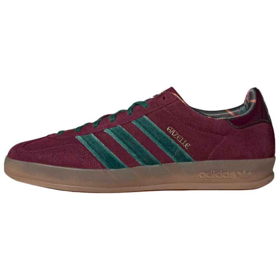 Adidas Originals GAZELLE INDOOR Textile, Leather German Army Trainers Unisex Red