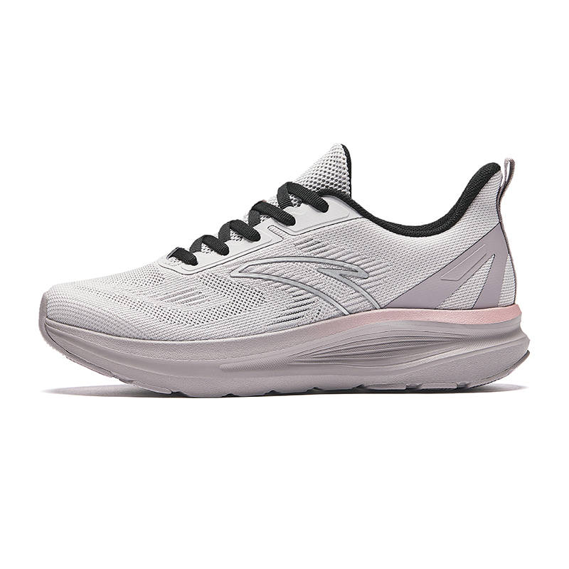 Anta Running Collection Slip Resistant Abrasion Resistant Low top Casual Running Shoes Women's Gray Purple