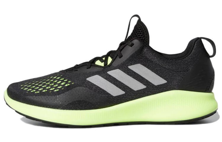 Adidas Adidas Purebounce+ Clima Breeze Comfortable Low top Running Shoes Men's Black Green