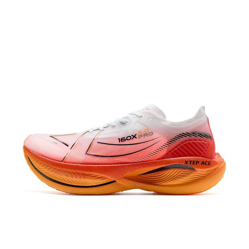 XTEP 160X 3.0 Pro Fabric Cushioning Slip Resistant Abrasion Resistant Rebound Low top Marathon Running Shoes Men's