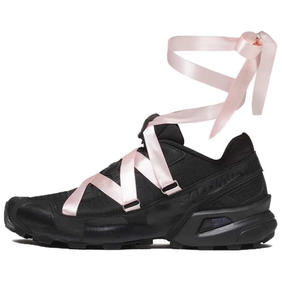SALOMON x Sandy Liang Speedcross 3 Low top Casual Trail Running Marathon Racing Running Shoes Unisex Black Pink