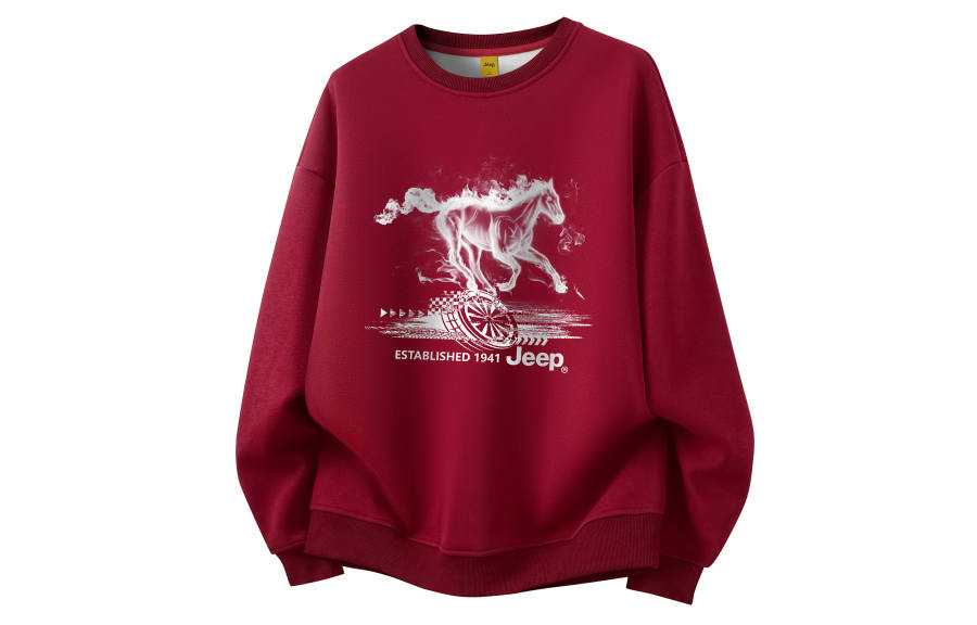 Jeep Sweatshirts Unisex Hooded Moderate Heavyweight