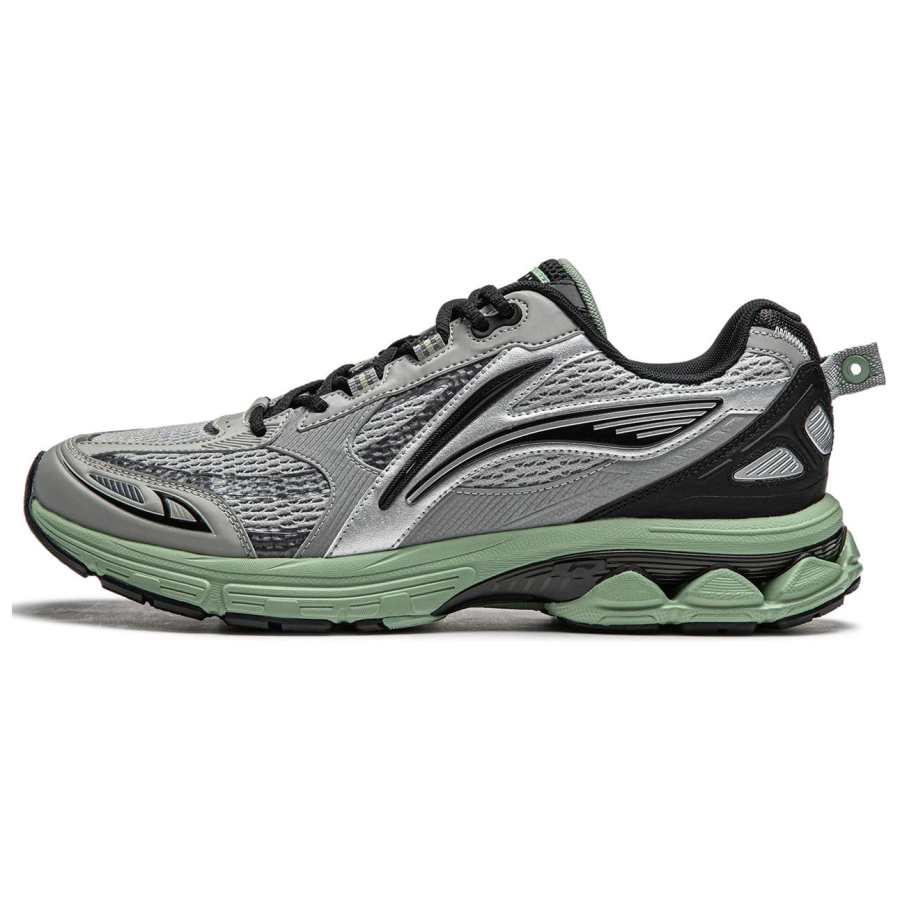 Li-Ning Li Ning Fuyao 2.0 Slip Resistant Abrasion Resistant Running Shoes Men's Gray Black