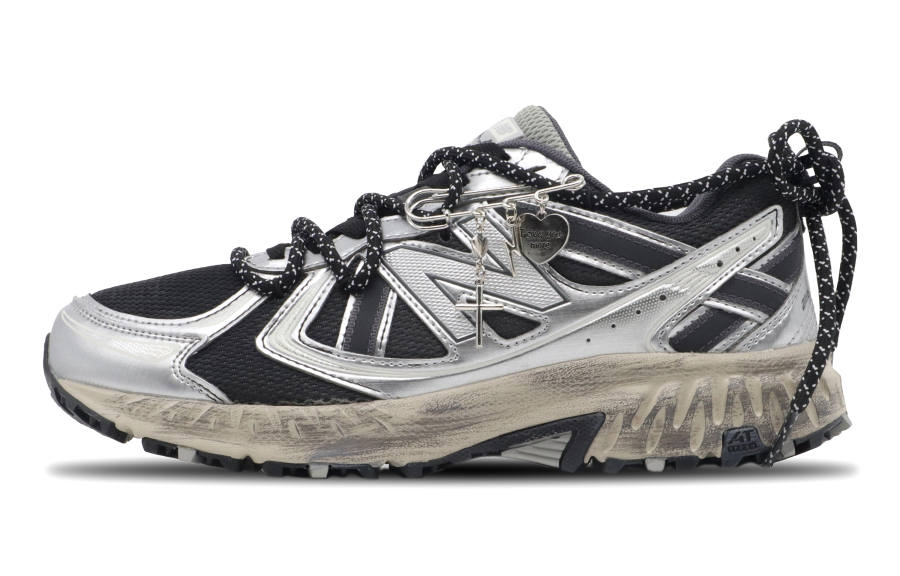 New Balance New Balance NB 410 Abrasion Resistant Low top Running Shoes Unisex Black Silver