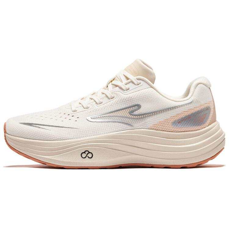 Erke Cushioning Abrasion Resistant Breathable Low top Casual Running Shoes Women's Beige Gray