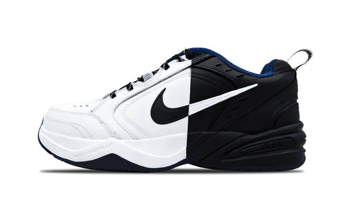 Nike Nike Air Monarch 4 Slip Resistant Slip Resistant Low top Chunky Sneakers Unisex Black White
