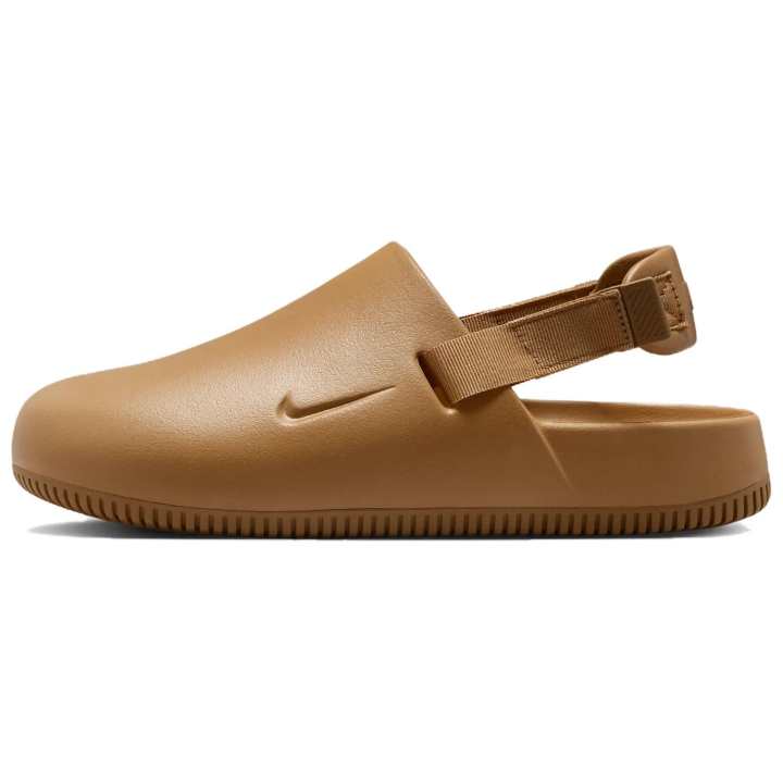 Nike Nike Calm Abrasion Resistant Slip Resistant Closed Toe Slippers Women's Khaki