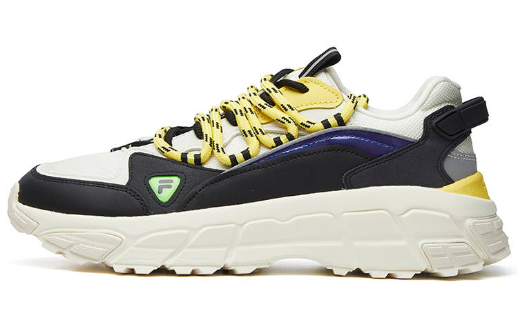 FILA FUSION Skyrunner Mesh Lace Up Cushioning Abrasion Resistant Breathable Low top Chunky Sneakers Women's