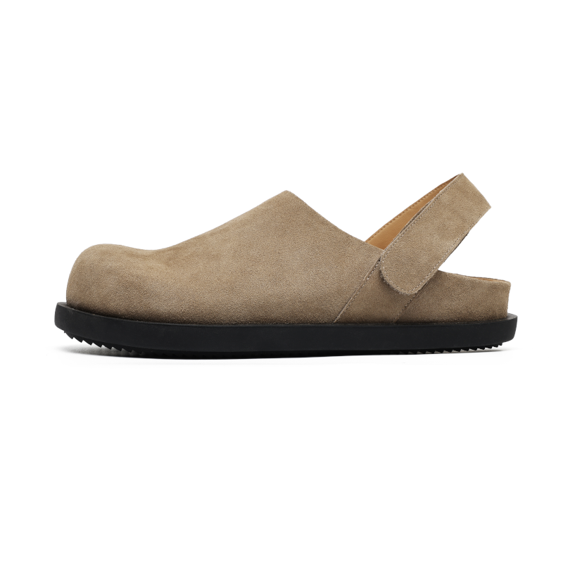 Angelmix Angelmi Abrasion Resistant Slip Resistant Odor Resistant Closed Toe Slippers Unisex Khaki