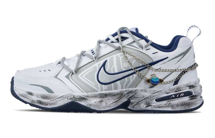 Nike Nike Air Monarch 4 Mecha Warrior Low top Chunky Sneakers Unisex Gray White