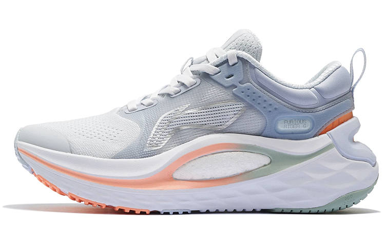 Li-Ning Li Ning Furious Rider 6.0 Running Shoes Women's Low Top Light Frost Blue/Sky Feather Blue/Gray/Orange