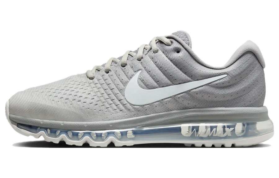 Nike Nike Air Max 2017 Vintage Cushioning Abrasion Resistant Low top Casual Running Shoes Men's Gray