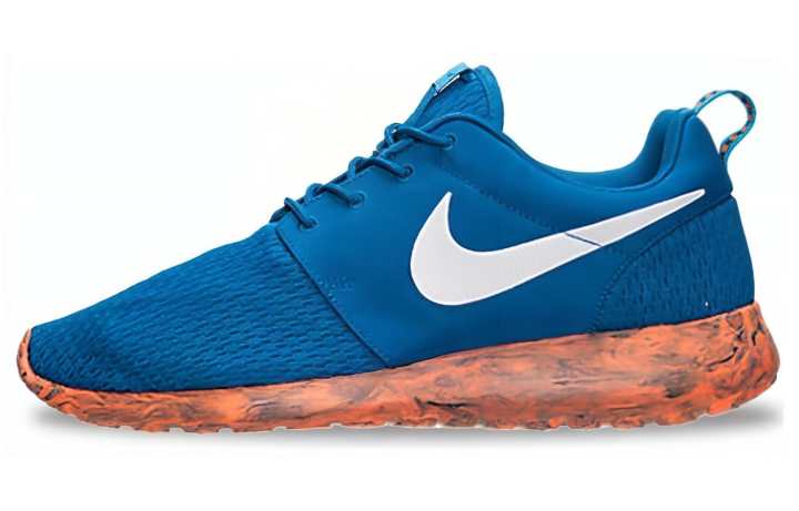 Nike Nike Roshe Run Marble Military Blue Orange
