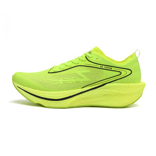 ZASK Low top Carbon Nylon Plate Casual Marathon Training Physical Fitness Test & Exam Running Shoes Unisex Neon Green