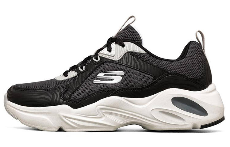 Skechers Stamina Airy Low Top Running Shoes Black/White Women's