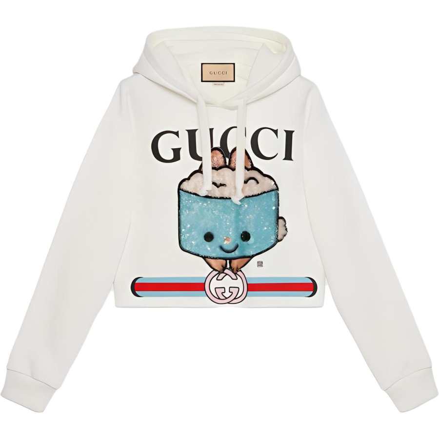 GUCCI SS23 Sweatshirt Women's White