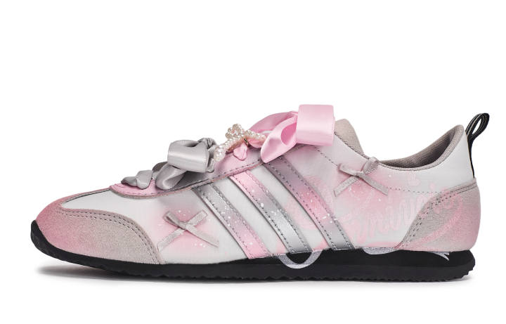 Adidas Adidas VS JOG 2.0 Low top German Army Trainers Unisex Black Gray Pink